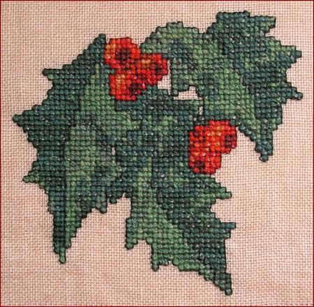 click here to view larger image of Autumn Leaves Wall Quilt Block N (chart)