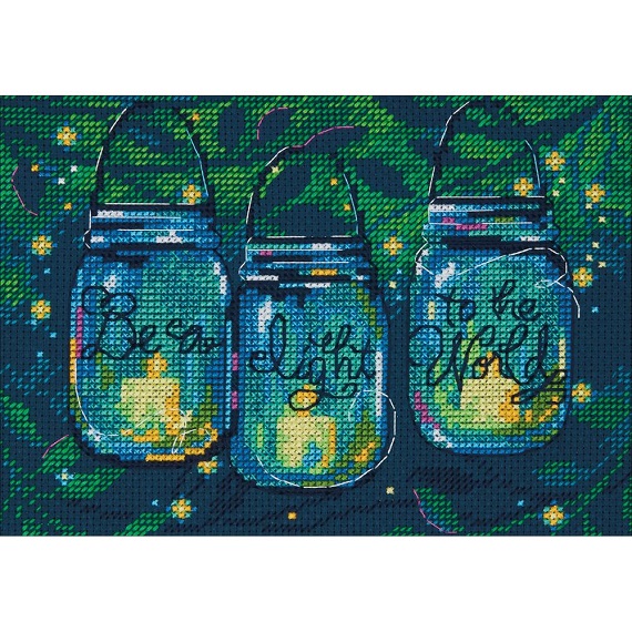 click here to view larger image of Be A Light (counted cross stitch kit)
