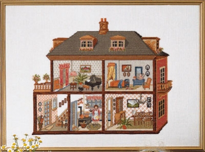click here to view larger image of Doll House (counted cross stitch kit)