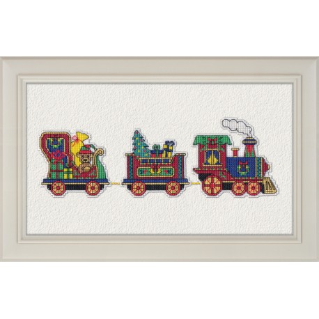 click here to view larger image of Christmas Train (counted cross stitch kit)
