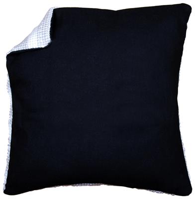 click here to view larger image of Cushion Back without Zipper - Black (accessory)
