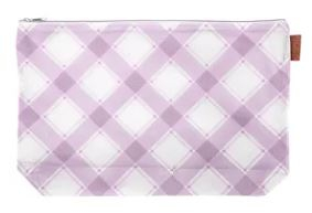 click here to view larger image of Mad for Plaid Project Bag - Lilac (accessory)