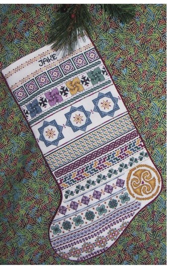 click here to view larger image of Celtic Christmas Stocking (chart)